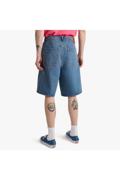 Vans Check-5 Baggy Denim Men's Navy Blue Shorts
