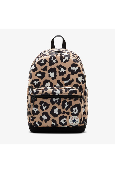 Converse Σακίδιο πλάτης Go 2 Leopard Unisex σε μπεζ χρώμα