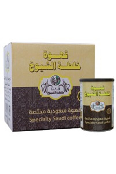shuyukh coffee كرتونة قهوة سعودية متخصصة ١٢ × ٥٠٠ جرام