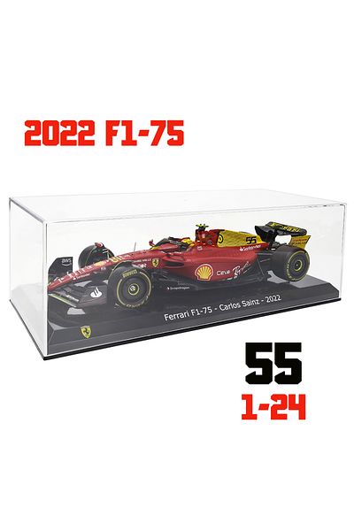 BBURAGO 1-24 2022 F1-75-55 1:24 F1 2023 Ferrari Sf23 16# Leclerc 55#sainz محاكاة الفورمولا 1 سبيكة