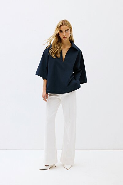 VATKALI Minimal Polo Neck Shirt