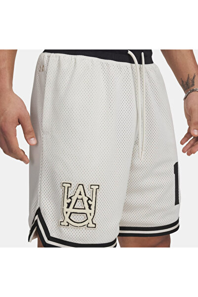 Under Armour Courtside Hoops Erkek Beyaz Basketbol Şortu