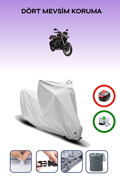 Breen Bajaj Pulsar NS 200 UG - قماش مشمع متين وآمن ومقاوم للماء للدراجات النارية