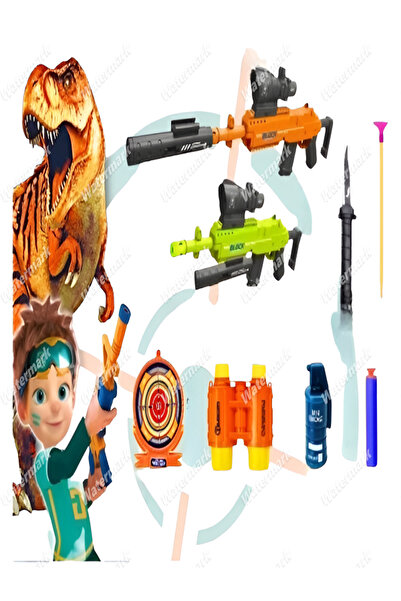 rexa لعبة 857-3C برصاصات إسفنجية ناعمة - لعبة مسدس آمنة للأطفال مع مجموعة ألع...