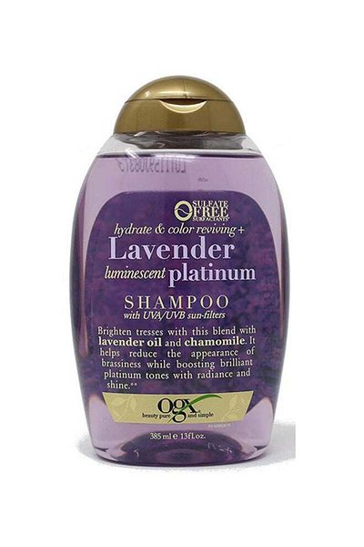 OGX Lavender Platinum Hair Shampoo 385ml
