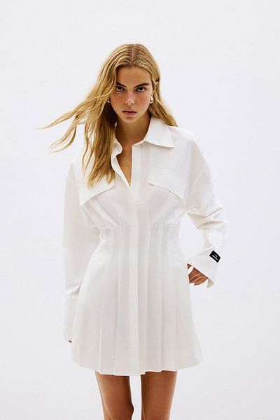 VATKALI Fitted Shirt Dress - Premium Edition