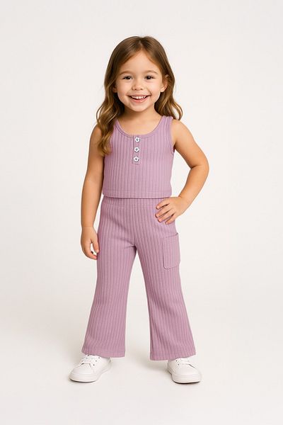 LUESS Girl's Front Buttoned Double Suit (2-3 Years 7-8 Years)