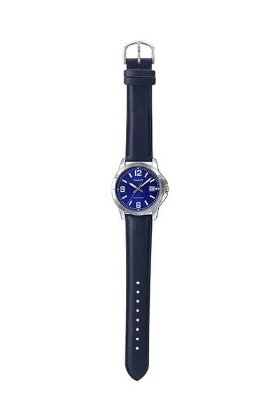 Casio Men's Leather Analog Watch
