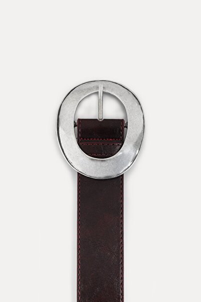 VATKALI Leather Belt with Antique Buckle