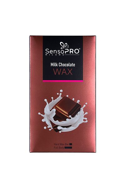 SensoPRO Milano Milk Chocolate Elastic Hair Removal Wax, 400g