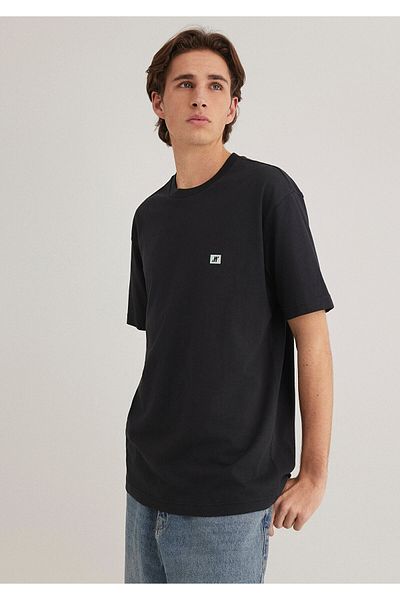 Mavi Pro Black Basic T-Shirt Loose Fit / Loose Relaxed Εφαρμογή 0612757 -71379