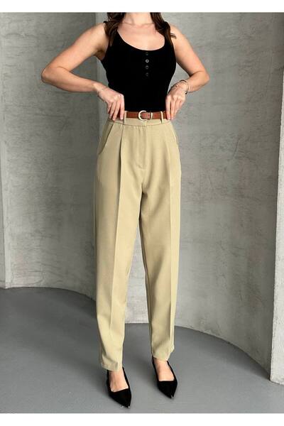 Bak'ap Штани з тканини морквяного крою з поясом