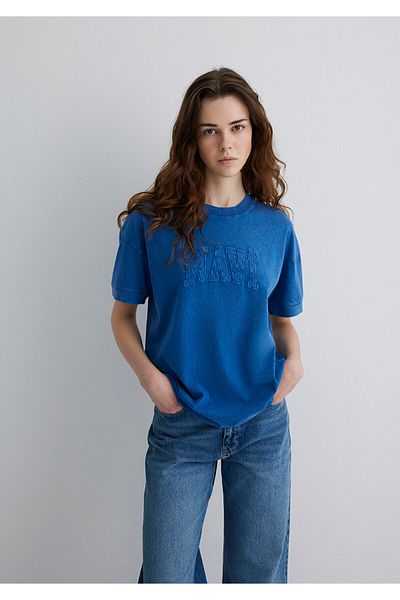 Mavi Tricou imprimat Loose Fit / Loose Relaxed Fit 1613224 -88121