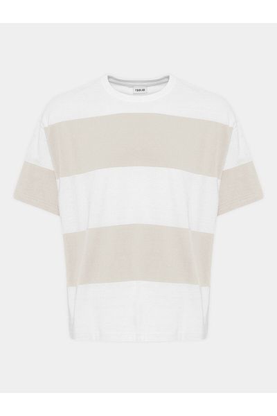 Solid Tricou bărbătesc 21108144 bej