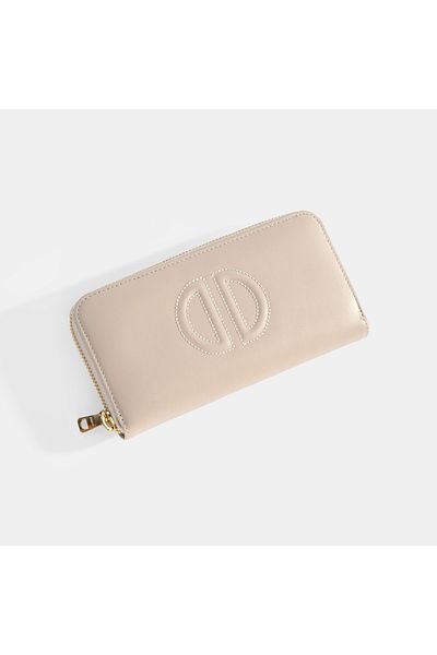Desa Women's Gray Leather Wallet