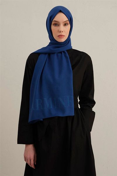 Armine Logo Drop Cotton Silk Shawl 12