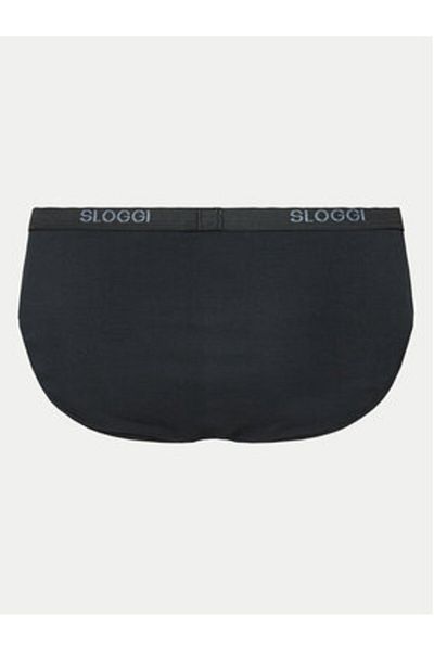 SLOGGI Set bărbătesc de 2 perechi de chiloți 10020412 Negru