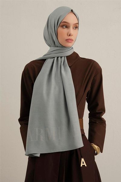 Armine Logo Drop Cotton Silk Shawl 24