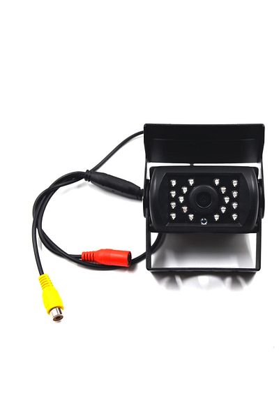 Choice With Lines(AV) Parking Ccd Hd Rear View Camera For Truck Trailer Pickups Rv Backup Heavy Duty 18 Led