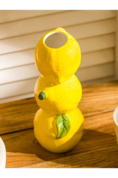 LC Waikiki LCW HOME Sari Dekoratif Seramik Vazo 19 cm