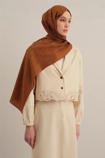 Armine Lyocell Naia Stick Pattern Shawl 3 74