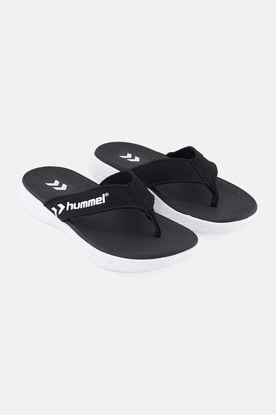hummel Kids Boy Slip On Flip Flop Slippers, Black