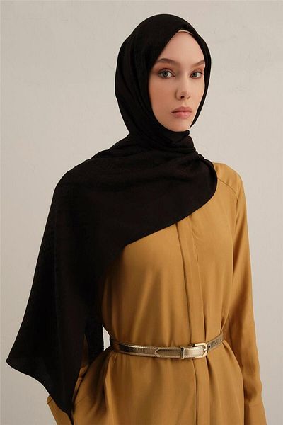 Armine Lyocell Naia Triangle Monogram Shawl 5 01