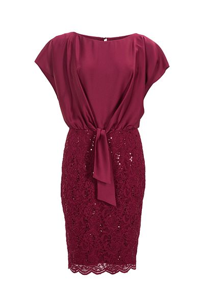 Swing Women's Cocktail dress 5AI10900 Burgundy