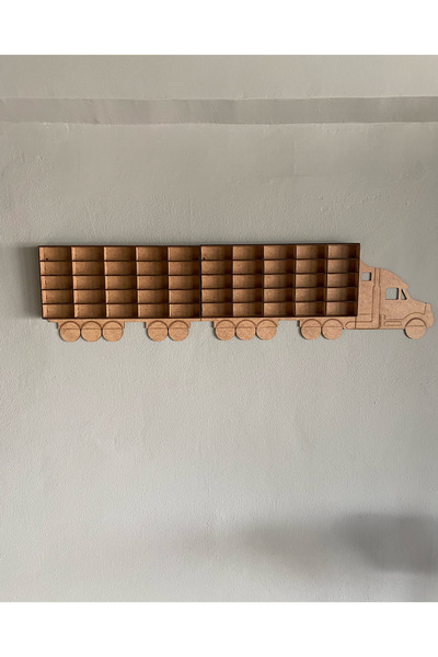 Anka Ajans Tır görünümlü oyuncak araba rafı