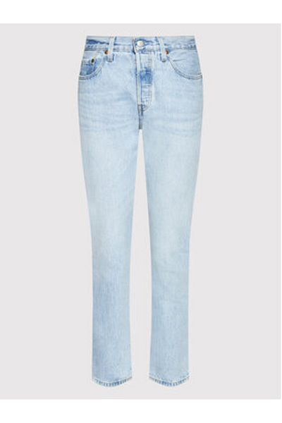 Custommade Fustă din denim pentru femei 999448941 Albastru celest