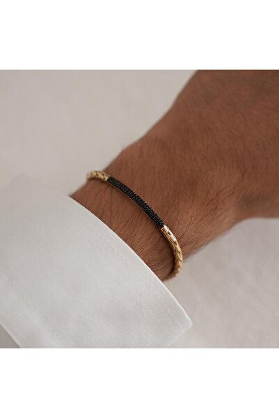 ALTINTAŞ KUYUMCULUK İnce Parlak Sarı Piton Altın Bileklik