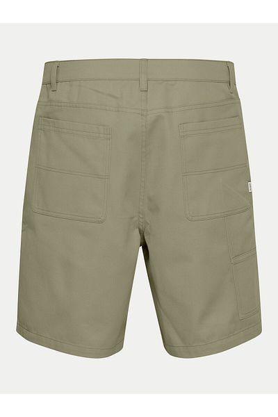 Solid Men's material shorts 21108215 Green