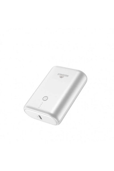 MOOGMAX 10000mAh Card-Sized Power Bank with 20W Fast Charging, Dual USB and Type-C Ports with LED Display - Black