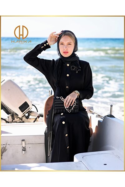 HARİKA WEAR فستان سهرة أسود عالي الجودة