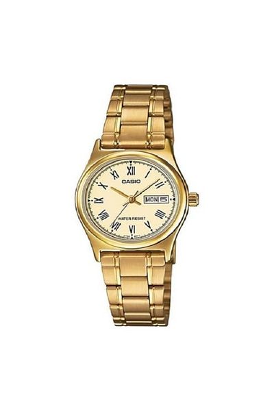 Casio Men's Stainless Steel Analog White Dial Wrist Watch
