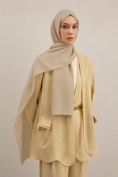 Armine Lyocell Naia Triangle Monogram Shawl 5 64