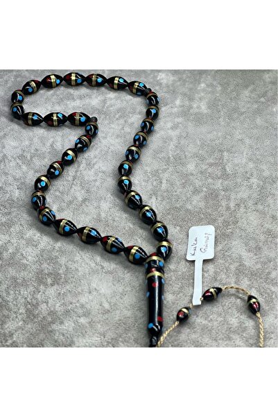 MEVLANA BAZAAR مسبحة كوكا مرجانية مطرزة 30 سم