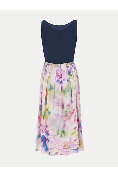 Swing Rochie de cocktail pentru femei 5AG25800 bleumarin, colorată