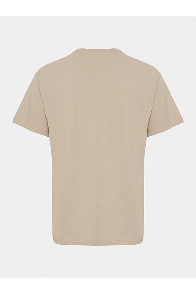 Solid Tricou bărbătesc 21108141 bej