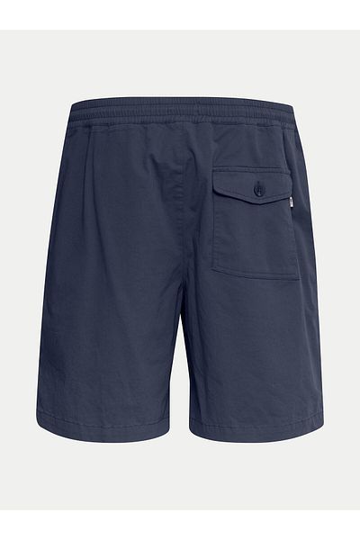 Solid Pantaloni scurți din material bărbătesc 21108168 Albastru marin