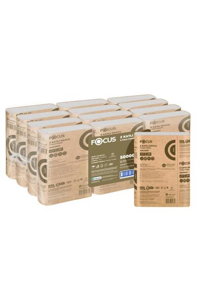Focus Gold Z Katlama Kağıt Havlu Çift Katlı 22.5 x 24 cm 200 Yaprak - 12 Adet (50005591)