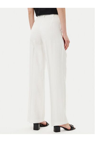 Silvian Heach Pantaloni din material textil pentru femei GPP25374PA albi