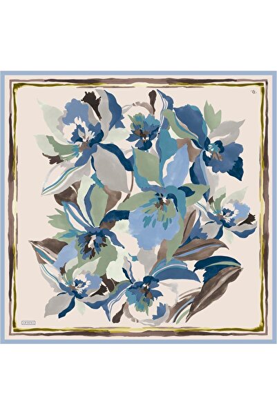 Armine Desenli Saf İpek Sura Eşarp 9340- 34