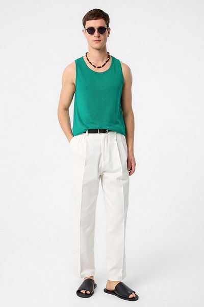 Antioch Green Basic Men's Tank Top