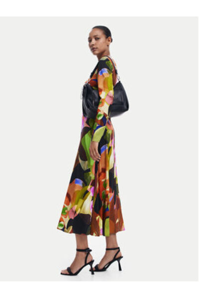 Desigual Women's Casual Dress 24WWVW18 Colorful