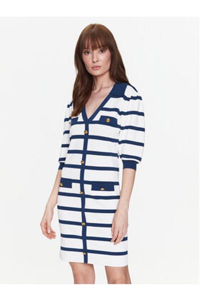 Silvian Heach Rochie casual pentru femei GPP23246VE albă