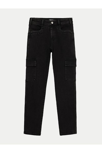 Desigual Women's Jeans 24WWPW07 Black