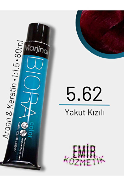 Marjinal Biora Saç Boyası - 5.62 Yakut Kızılı