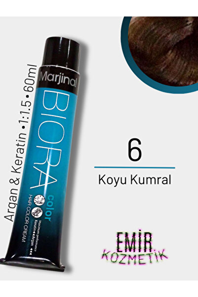 Marjinal Biora Saç Boyası - 6 Koyu Kumral