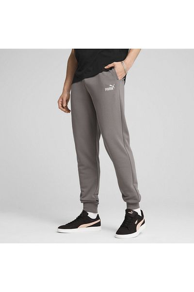 Puma Essentials No 1 Logo Men's Gray Sweatpants